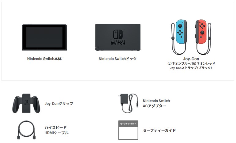 スイッチ付属品